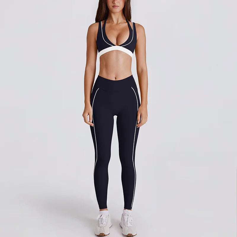 2 Pieces Women's Tracksuit Yoga Set