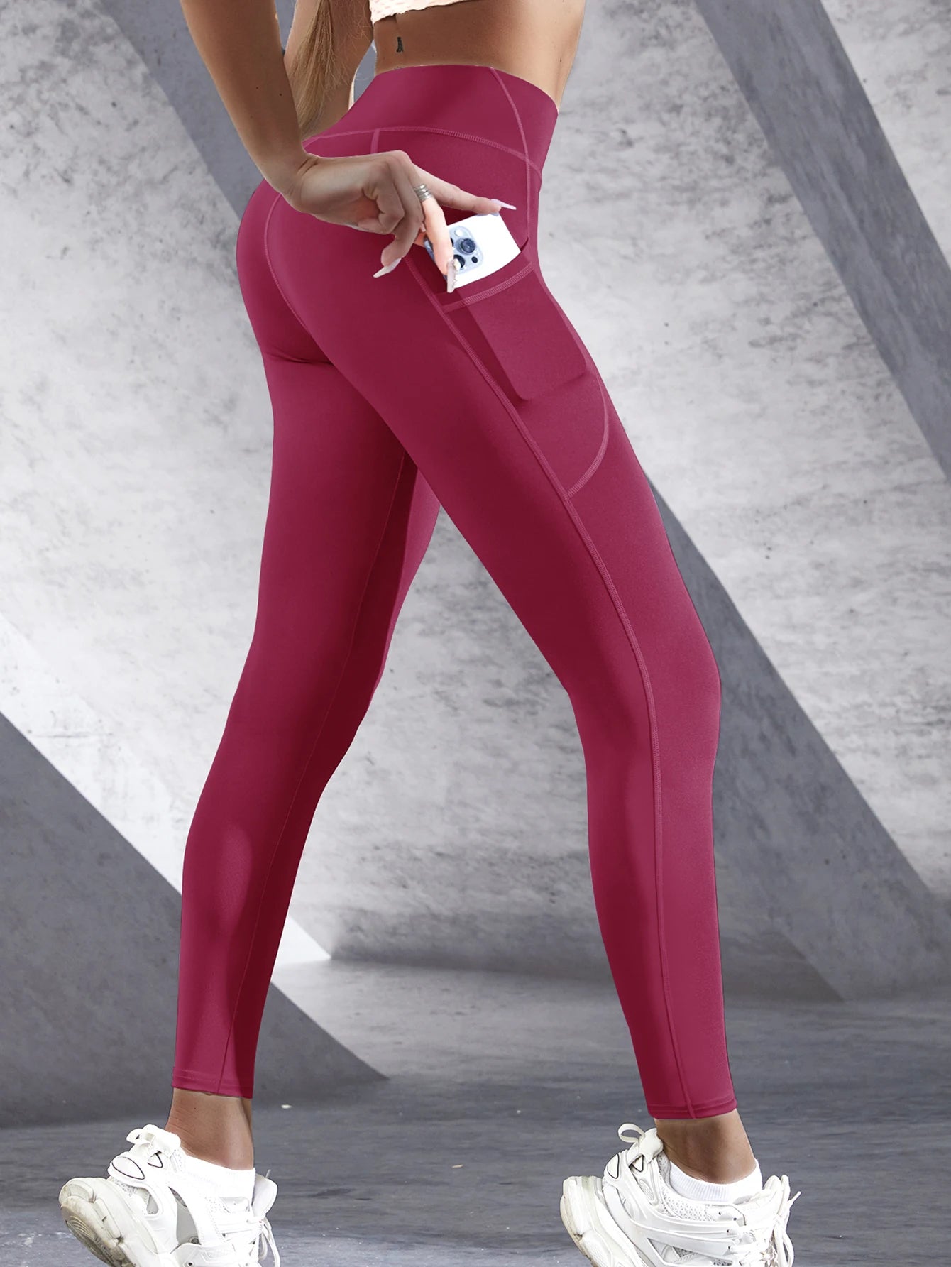 Womens High Waist Leggings Stretch Yoga Pants