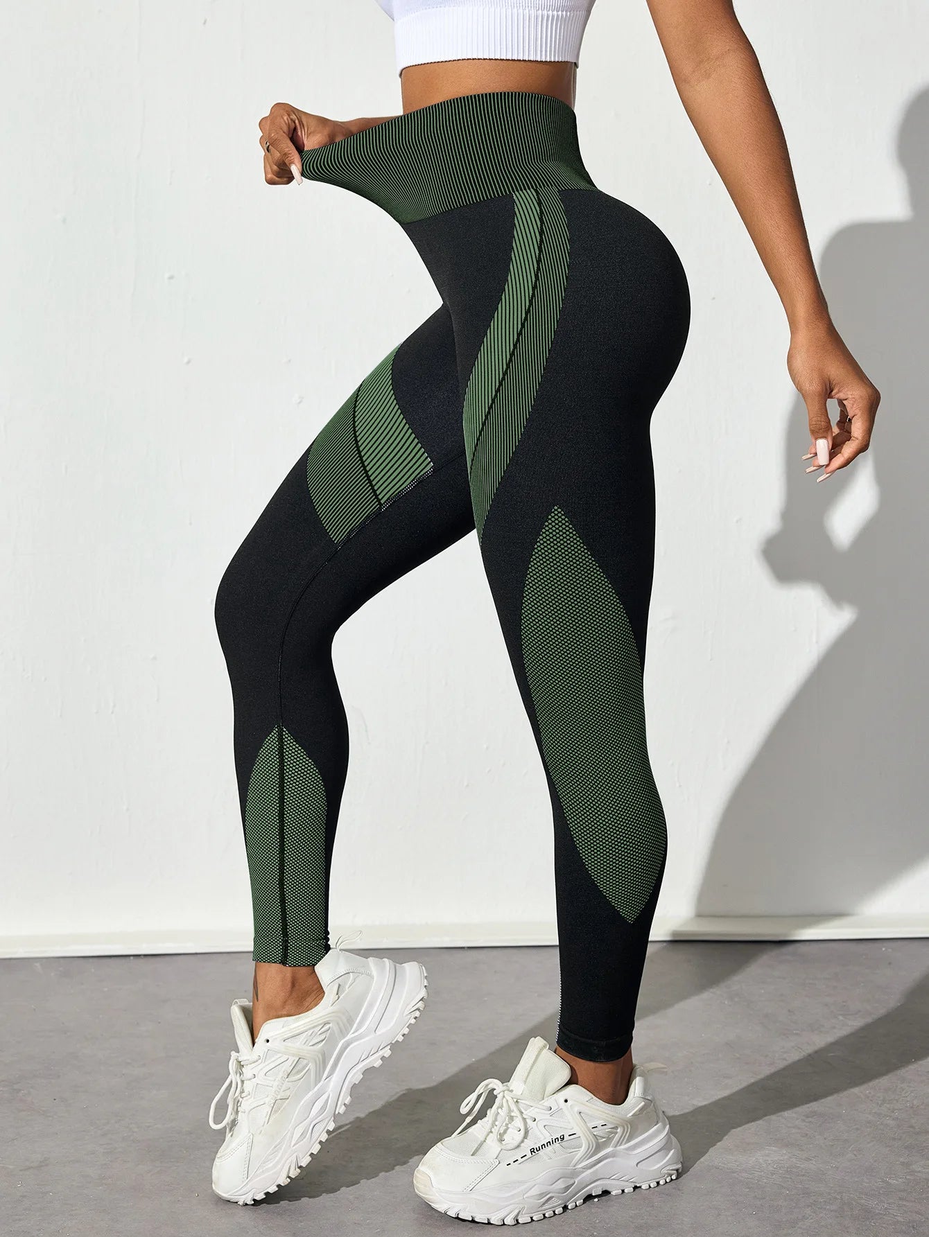 Women’s Seamless Yoga Leggings – Tummy Control High Waist