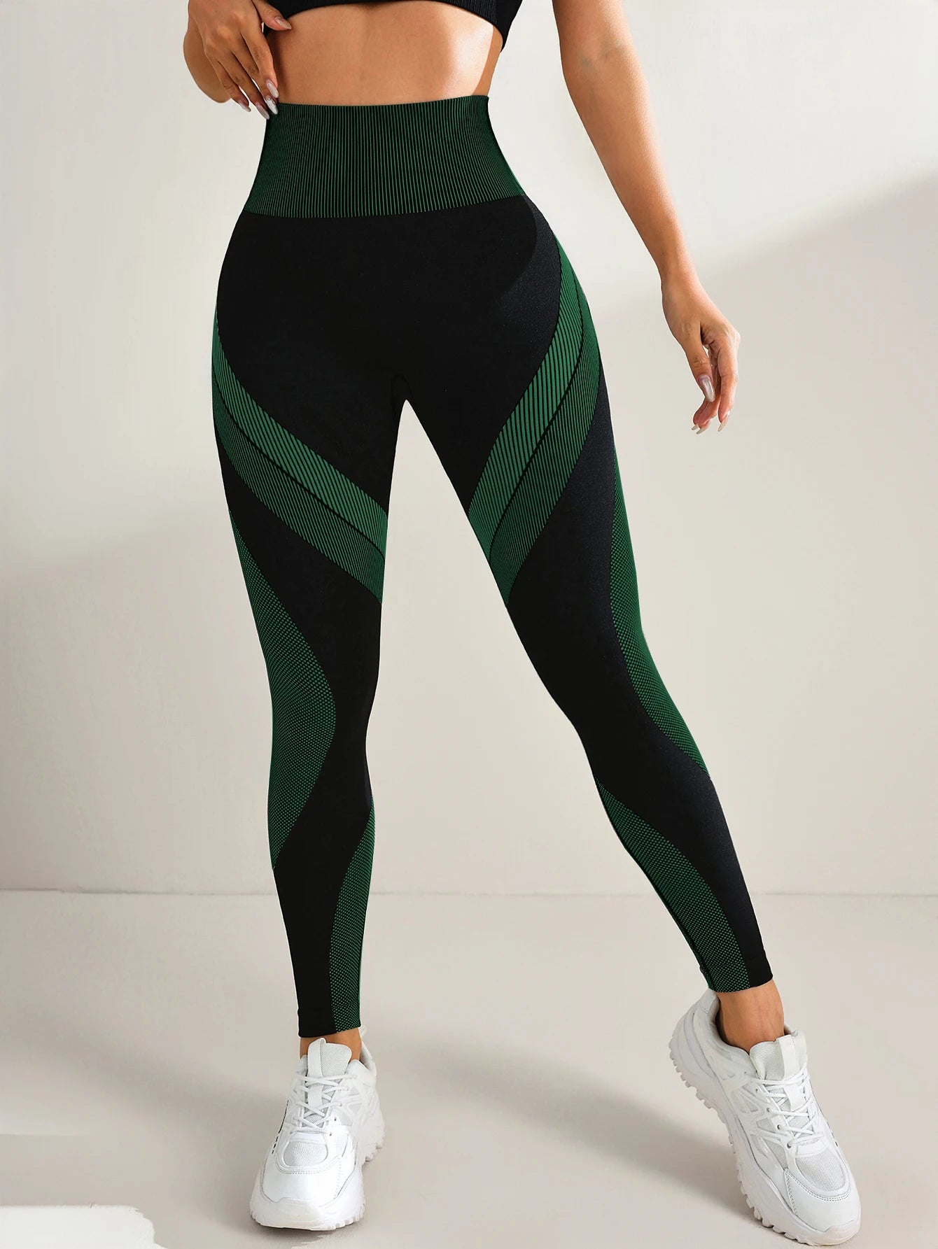 Women’s Seamless Yoga Leggings – Tummy Control High Waist