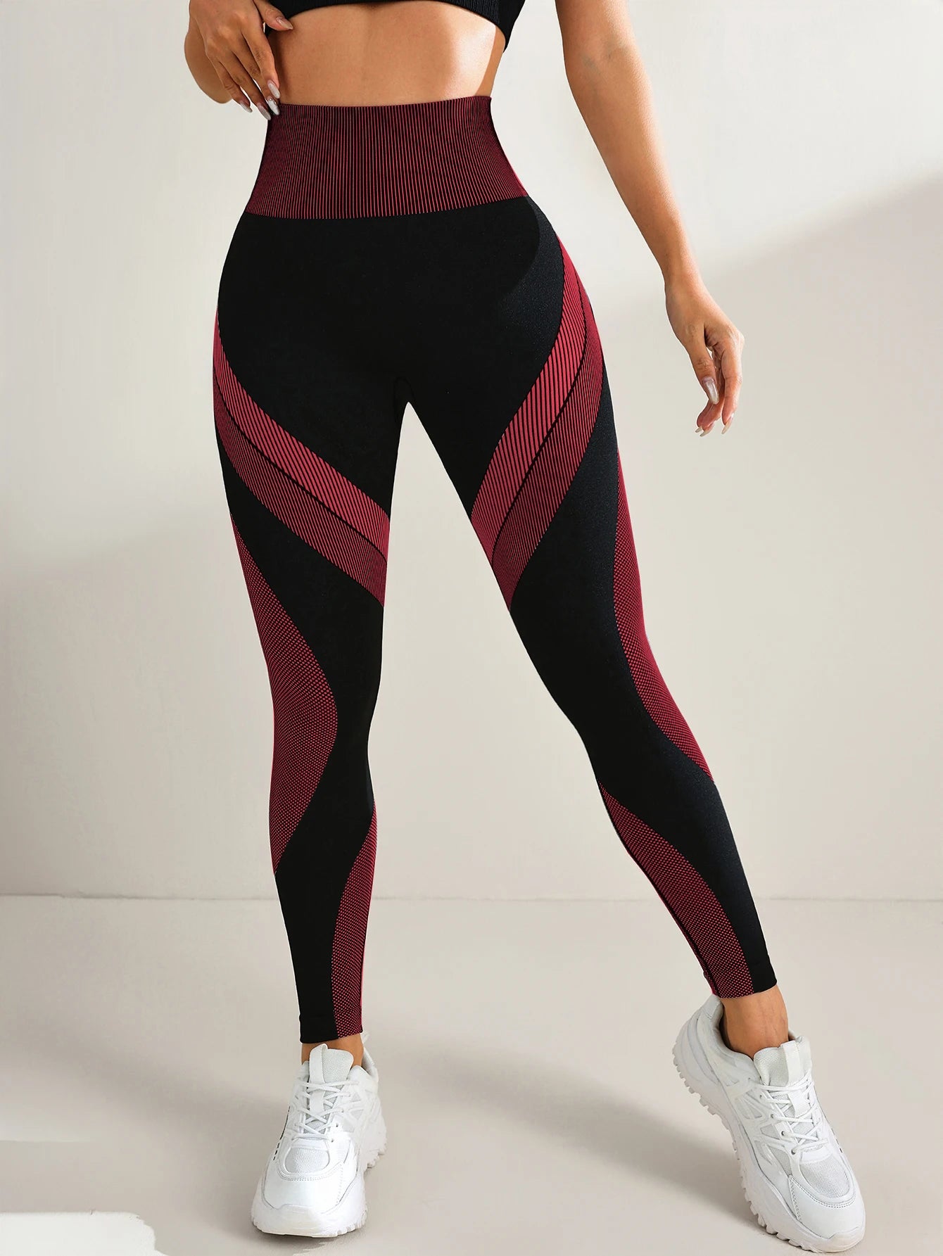 Women’s Seamless Yoga Leggings – Tummy Control High Waist