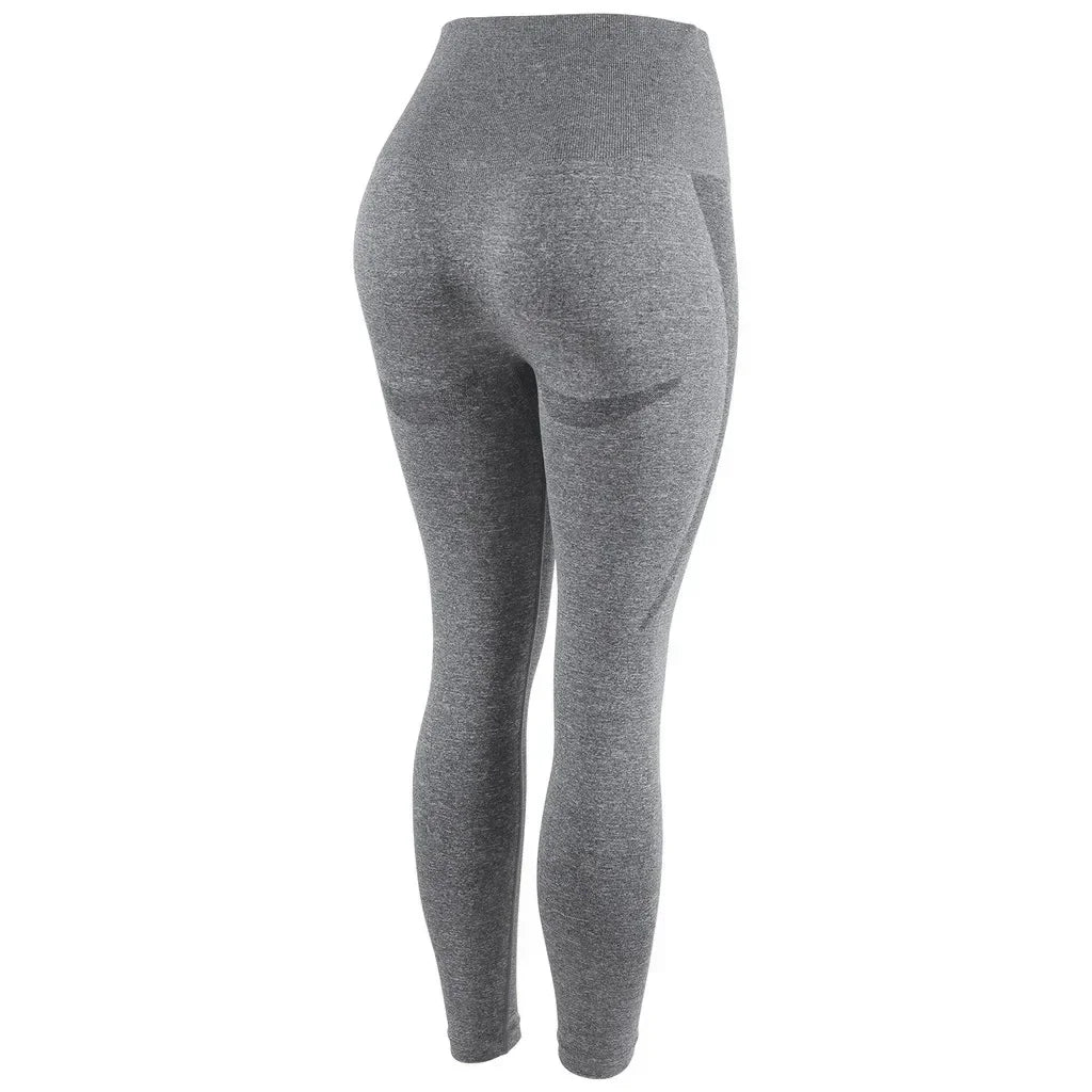 Women Solid Yoga Leggings Gym Running Leggings