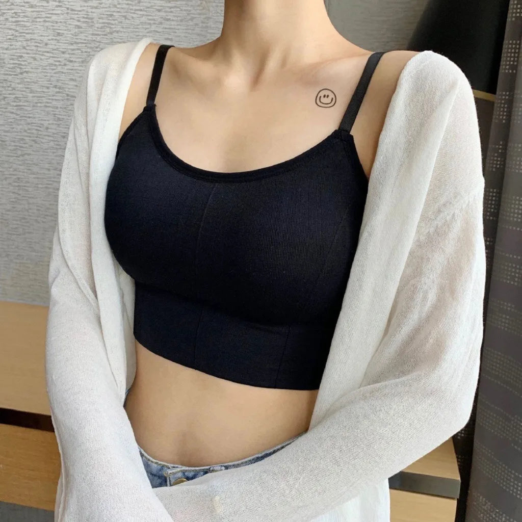 3PCS Adjustable Sports Bra with removable cups