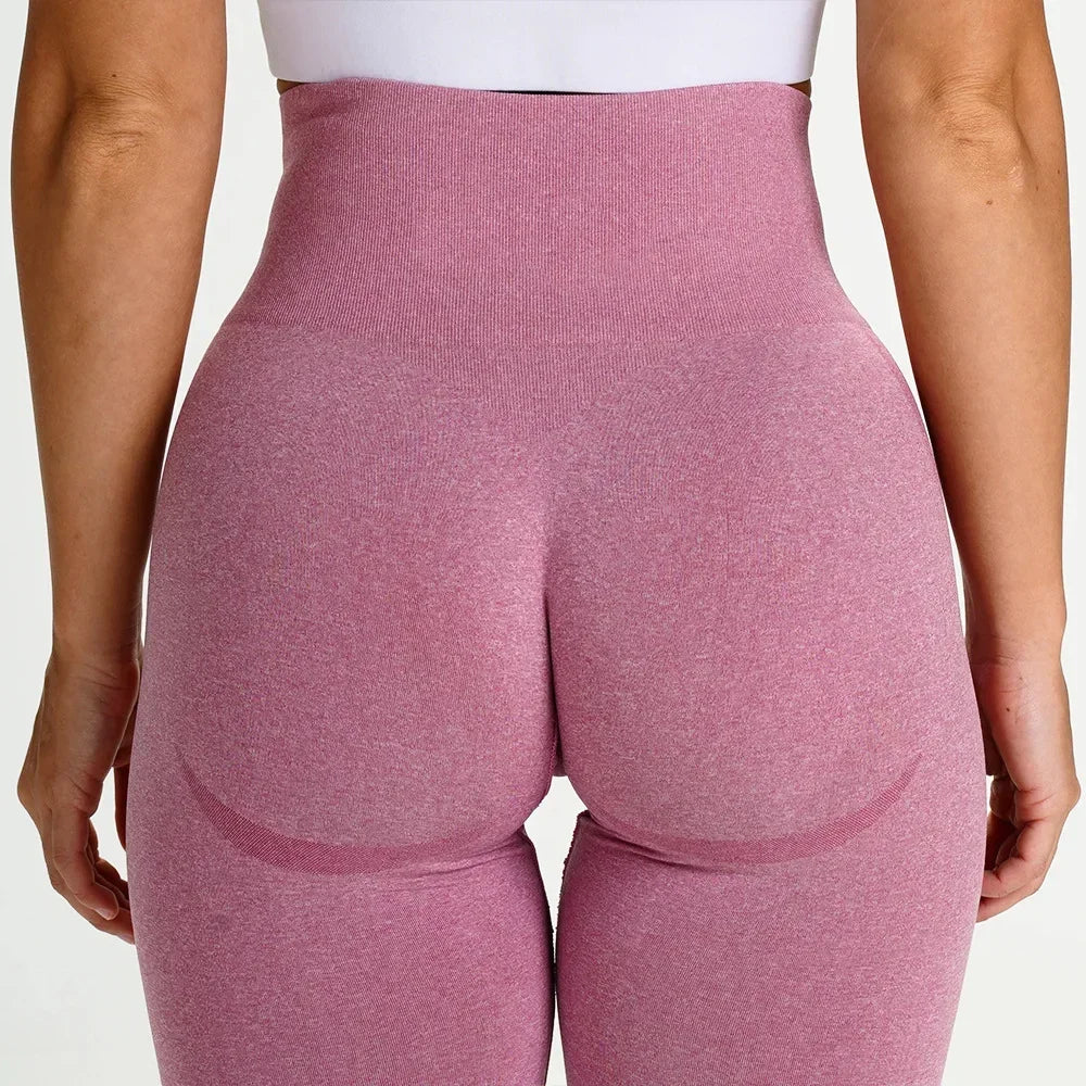 Women Solid Yoga Leggings Gym Running Leggings