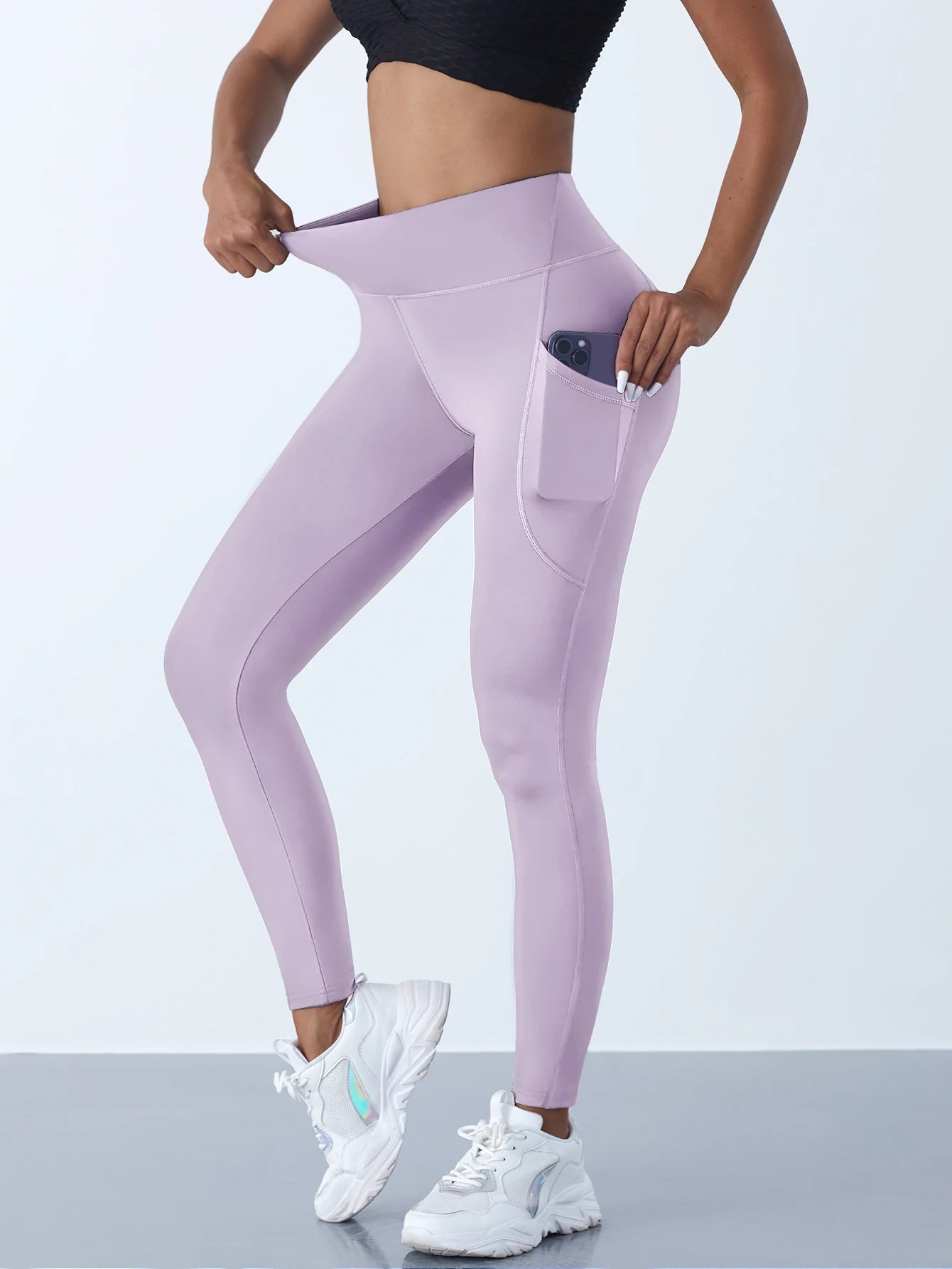 Womens High Waist Leggings Stretch Yoga Pants