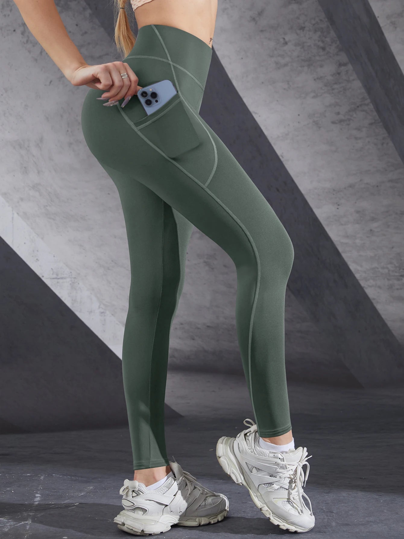 Womens High Waist Leggings Stretch Yoga Pants