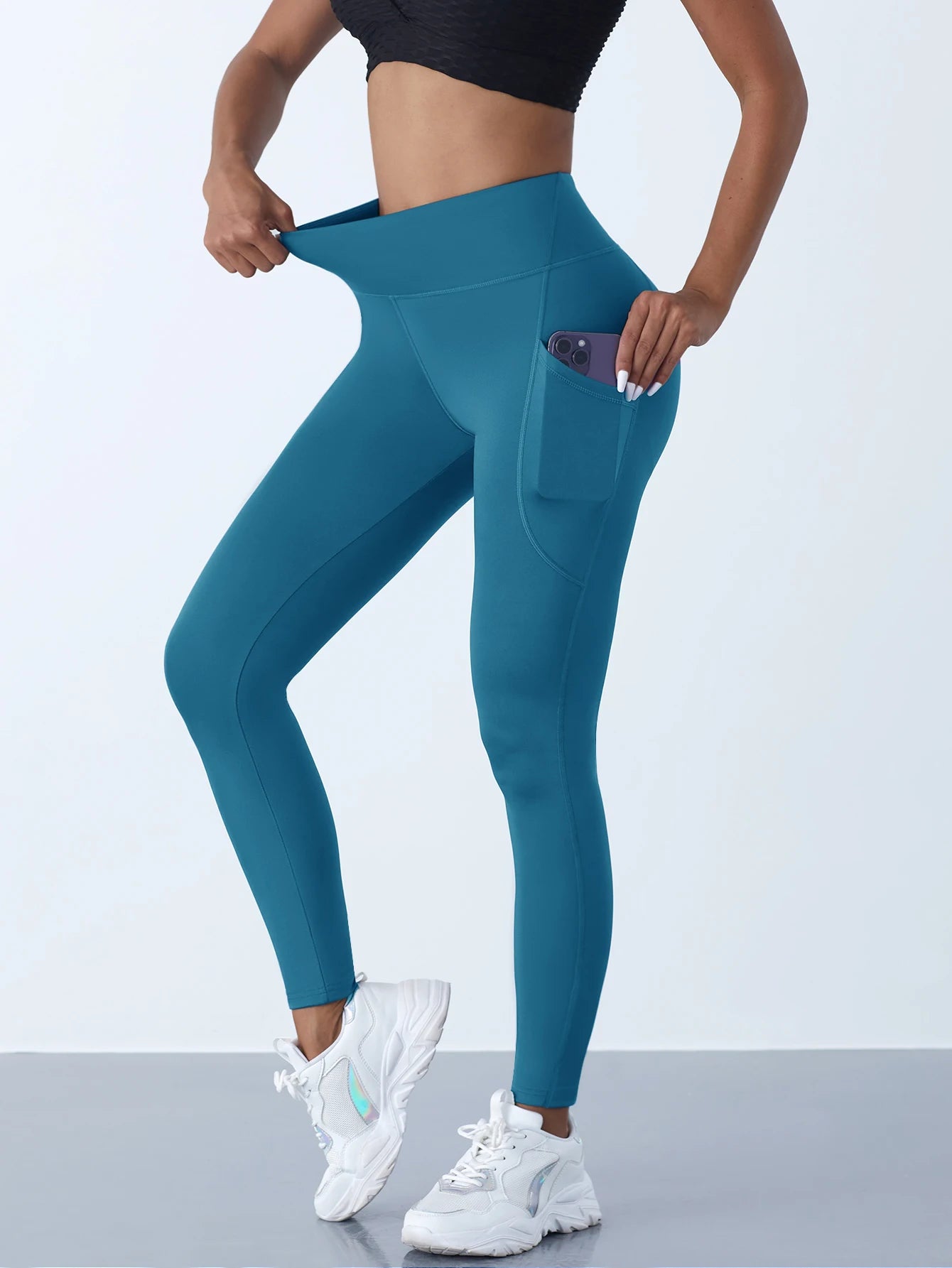 Womens High Waist Leggings Stretch Yoga Pants