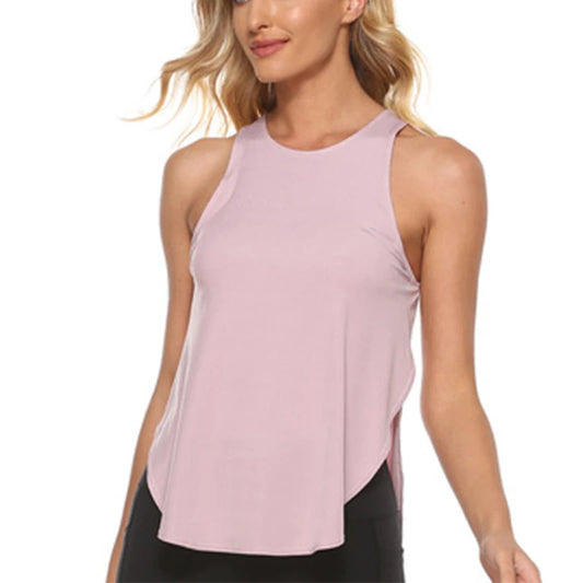 Women Running Shirts Sleeveless Gym Tank Top