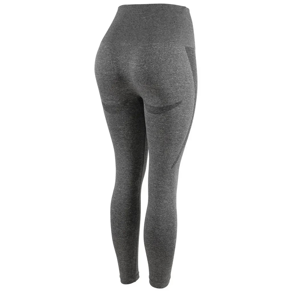 Women Solid Yoga Leggings Gym Running Leggings